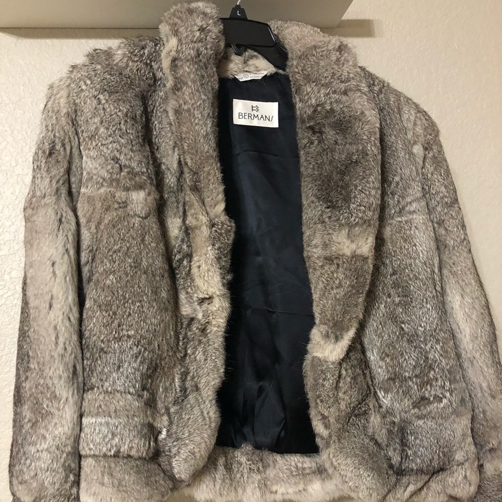 Bermans Fur coat size Small